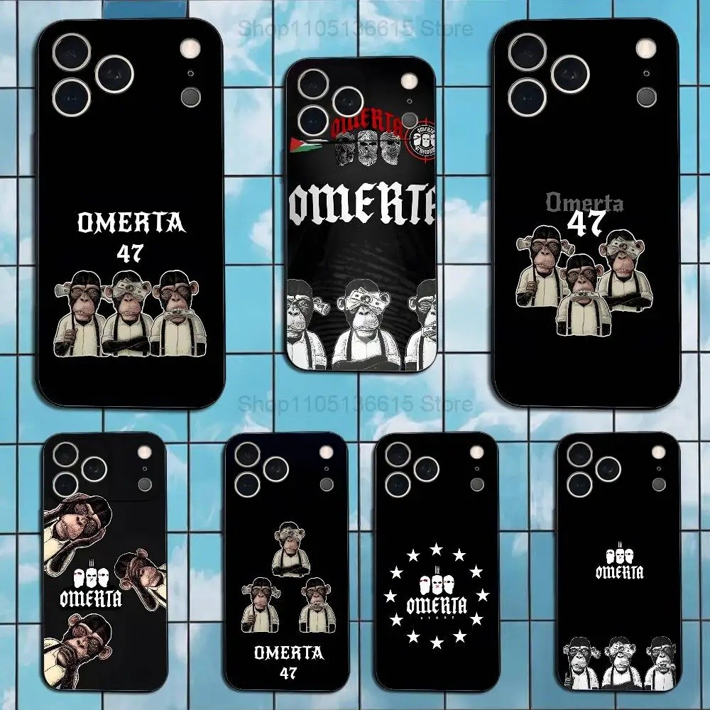 TP-1 นักร้อง 47 O-Omerta M-Mess เคสโทรศัพท์สําหรับ iPhone 17,18 16,15,14,13,12,11 Plus,Pro Max,XS,X,