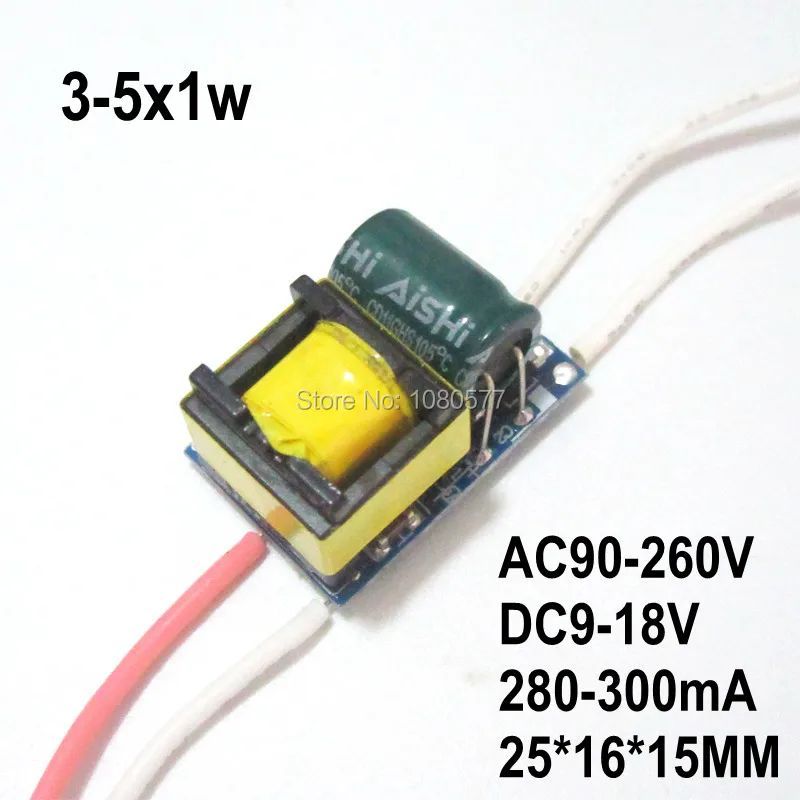 10pcs 280mA 300mA คงที่ LED Driver 3W 5W 7W 10W 20W 30W 36W 50W 1-3x1w 4-7x1w 8-15x1w 18-36x1w Trans