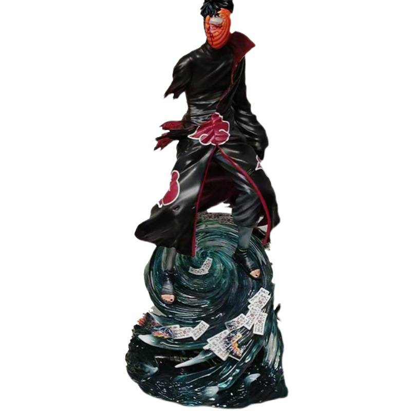 Naruto Akatsuki Tobi Obito Uchiha Action Figure LED Light Up อะนิเมะสะสมของขวัญ