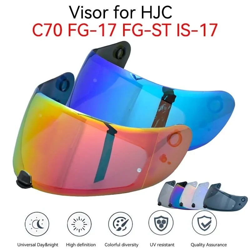 หมวกกันน็อครถจักรยานยนต์ Visor Shield สําหรับ HJC HJ-20M FG-ST FG-17 C70 IS-17 Viseira Capacete ป้อง