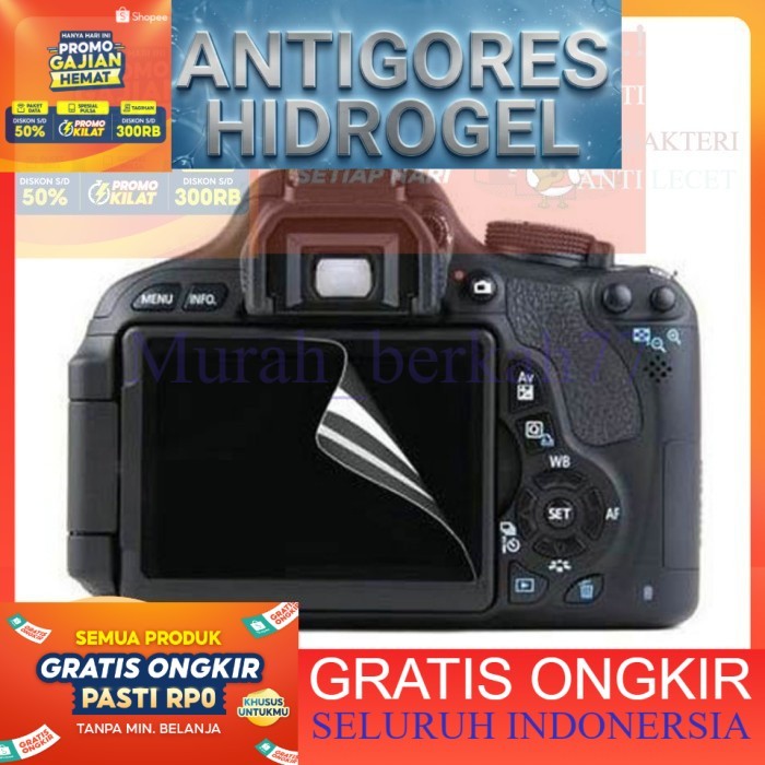 LAYAR Canon EOS 6D Hydrogel Clear Anti-Scratch Camera Screen Eos 6D Clear