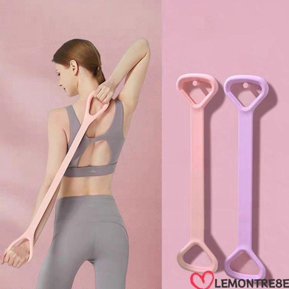 LEMONTREE Fitness Resistance Band, Home Fitness Sports Workout Elastic Band, ออกกําลังกาย 8 รูปออกกํ