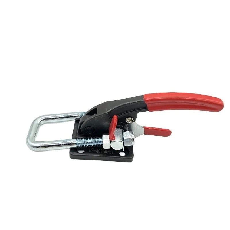 W3Q1 Original HS-40360-ST คล้าย 385-R Heavy Duty เกลียว U-hook Latch Toggle Clamp พร้อมสลับล็อค Plus