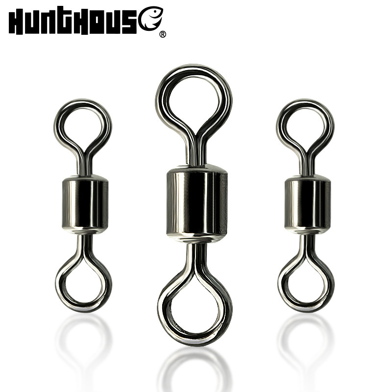 Hunthouse แหวน LB ล่อ 30 ชิ้น/ถุง Connector Ball Bearing Snap ตกปลาหมุน Rolling ลูกปัดสแตนเลส LW312