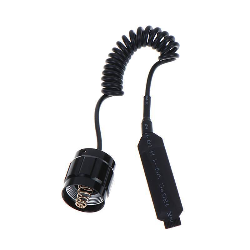 Ha รีโมทคอนโทรลปุ่มสวิทช์ความดันกรณี Controller ไฟฉายสวิทช์ Fit สําหรับ 501B ไฟฉาย LED ไฟฉาย TH