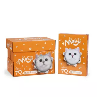 MEWJI กระดาษถ่ายเอกสาร A4 70แกรม แพ็ค 5 รีม