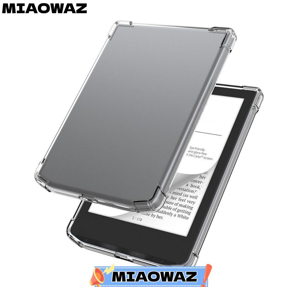 MIAOWAZ 6 นิ้ว eReader, โปร่งใสนุ่ม PB629/PB634 Funda, กันกระแทกบางเฉียบน้ําหนักเบาปกหลังสําหรับ Poc