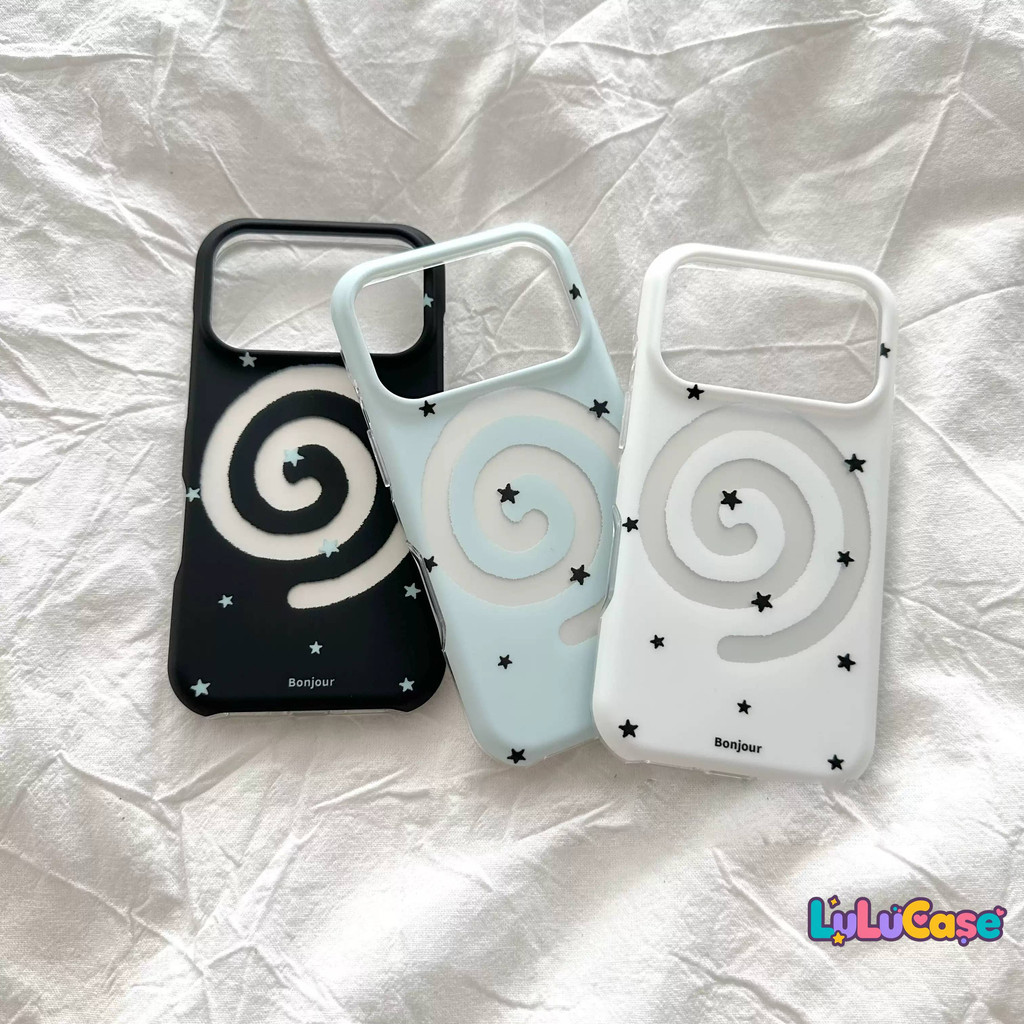 เคสหน้าต่างใหญ่ ลายเกลียวและดาว Samsung S22 S23 S25 Ultra S24FE A17 A07 A26 A56 A12 A03 A36 A16 A06 A55 A35 A05s A14 A15