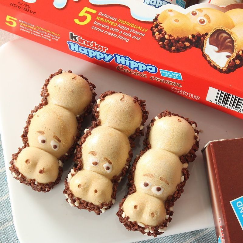 สินค้าใหม่/เยอรมัน Kinder Kinder Happy Hippo Kinder Happy Hippo Chocolate 8.20