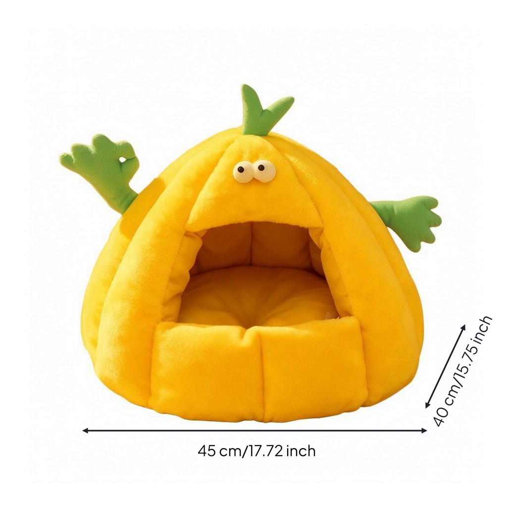 Enclosed Cat Bed Covered Cat Cave Bed เบาะอุ่นสําหรับแมว