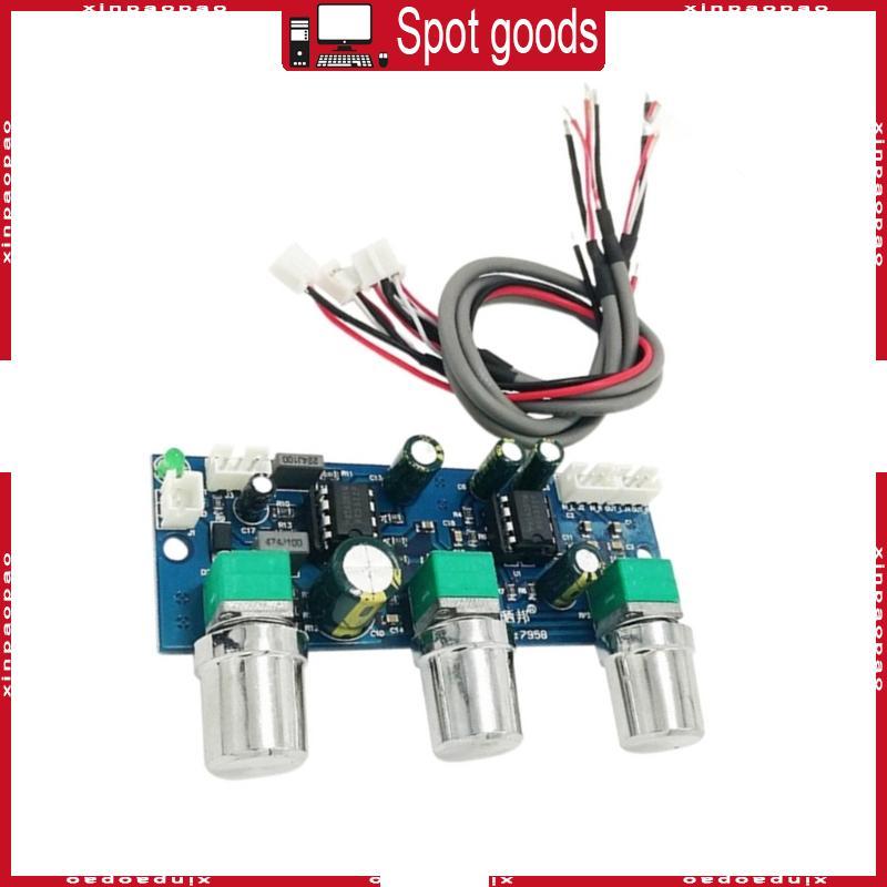 XI NE5532 2 1CH Preamp โมดูล Passive Tone Control และวงจรกรองซับวูฟเฟอร์