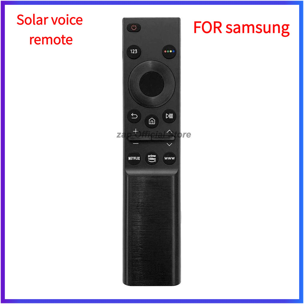 SAMSUNG ใหม่ BN59-01385Dฟังก์ชั่นพลังงานแสงอาทิตย์สําหรับSAMSUNG 2021 สมาร์ททีวีรีโมทคอนโทรลNetflix 