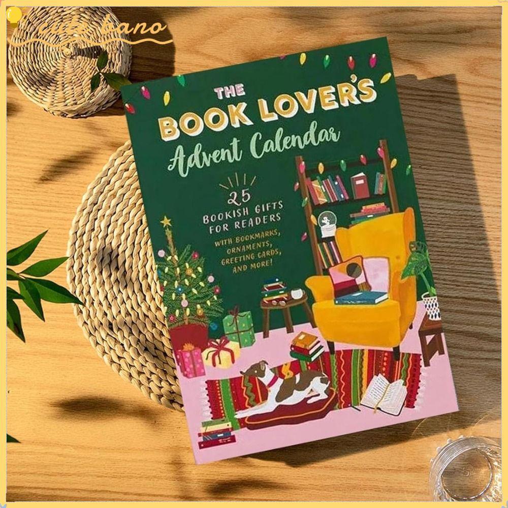 BANO The Book Lovers Advent Calendar, Home Decor With 25 Bookish Gifts Advent Calendar 2024, Readers