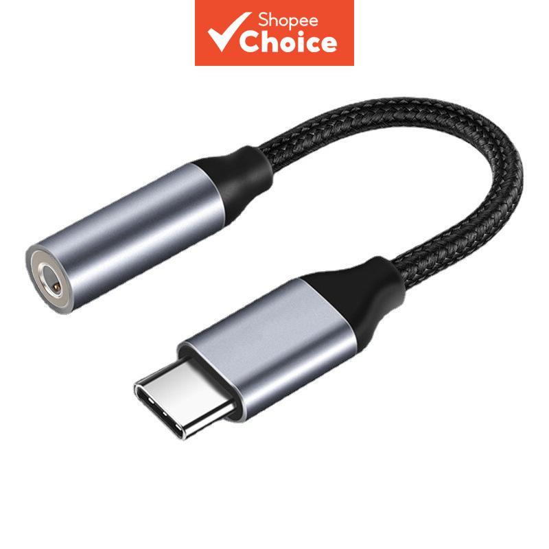 อะแดปเตอร์เสียง USB-C เป็นแจ็ค AUX 3.5 มม. สายแปลงหูฟังสําหรับ iPhone 16 Pro Max 16E และ Samsung