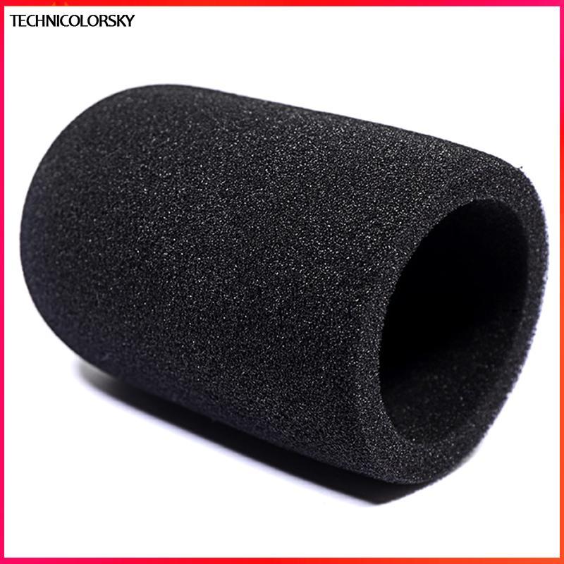 Technicolorsky 1PC AT2020 Mic Windshield โฟมกรองสําหรับ Audio Technica ATR2500 AT2035 AT2050 AT4040 