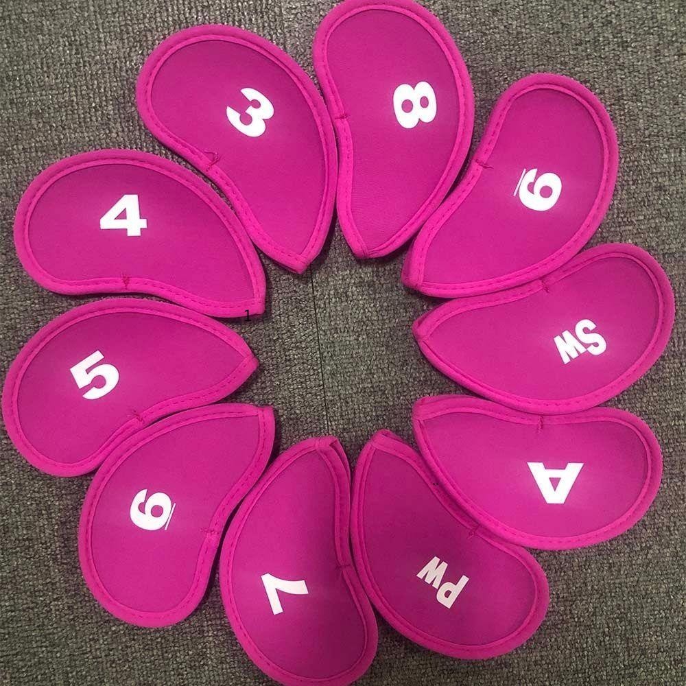 Golf Iron Headcover 3-SW Sports Golf Iron Covers Set Protective Accessories Iron Wedge Protector Gol