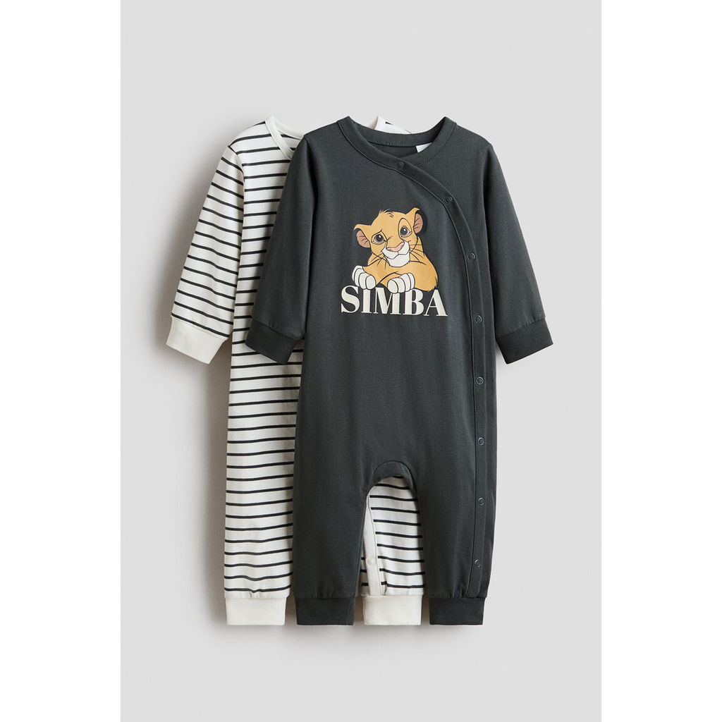 H&M(เอชแอนด์เอ็ม) ชุดนอนผ้าฝ้ายพิมพ์ลาย 2 ชิ้น เด็กทารก 1341948_3