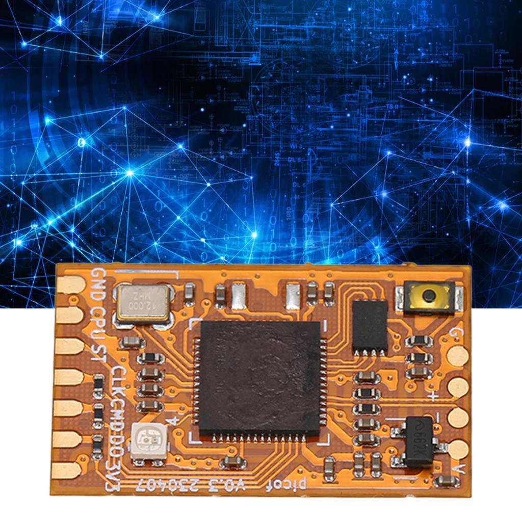 ทักษะสําหรับ RPi RP2040 บอร์ดพัฒนา Dual Core 264KB ARM 2MB สวิตช์สายเคเบิลแฟลช