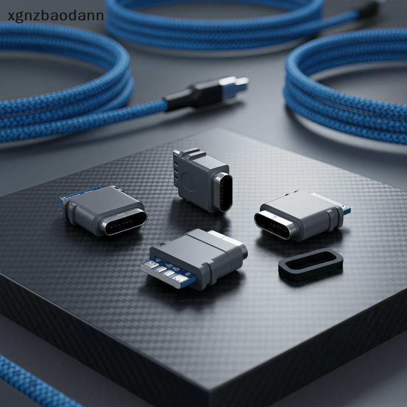 [XGN] 2/5/10 ชิ้น USB 3.1 กันน้ํา Type-C Connector 4PIN 5A หญิง Soet Double 5.1K ตัวต้านทานรองรับการ
