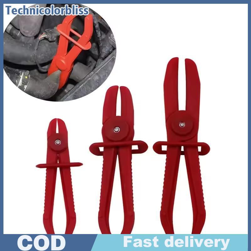 Tcbs 3 ชิ้นชุดเครื่องมือบํารุงรักษารถยนต์ตามหลักสรีรศาสตร์เบรคการใช้สายคีมถอดท่อเครื่องตัดสําหรับ Au