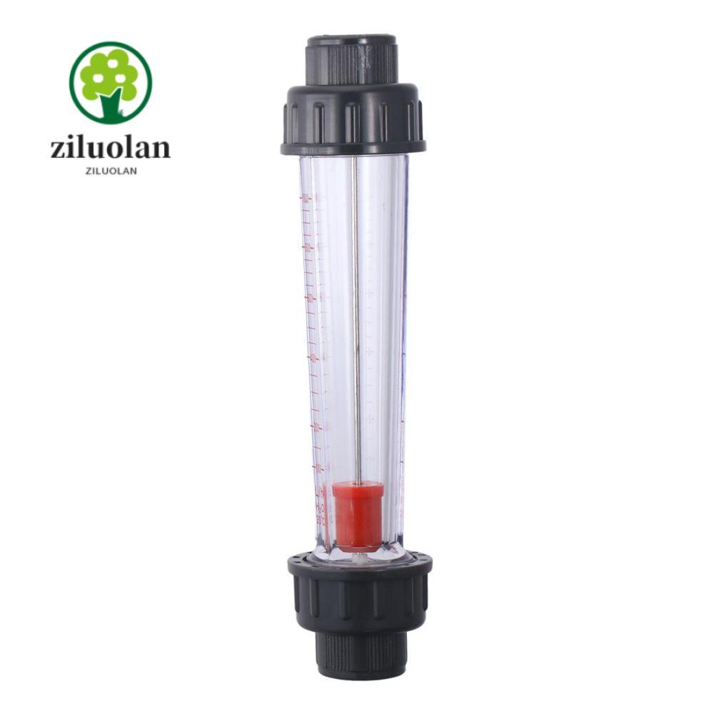 ZILUOLAN Peak Flow Meter,หลอดพลาสติก 100-1000L/H Rotameters,คุณภาพสูงLZS-15D Liquid Water Flow Meter