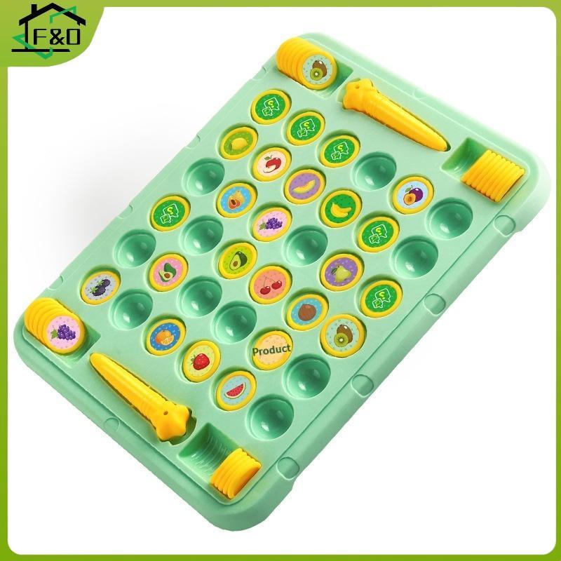 F&O 2-4 ผู้เล่น Flip Chess Memory Game Board Games ผู้เล่นคู่ Battle Puzzle ของเล่นเด็กความเข้มข้น