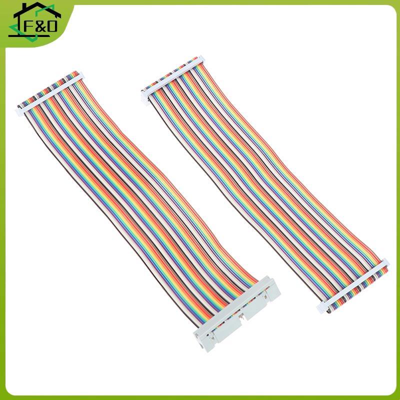 F&O Raspberry Pi 40 Pin GPIO สายไฟขยายสําหรับบอร์ด Raspberry Pi 4B/3B GPIO