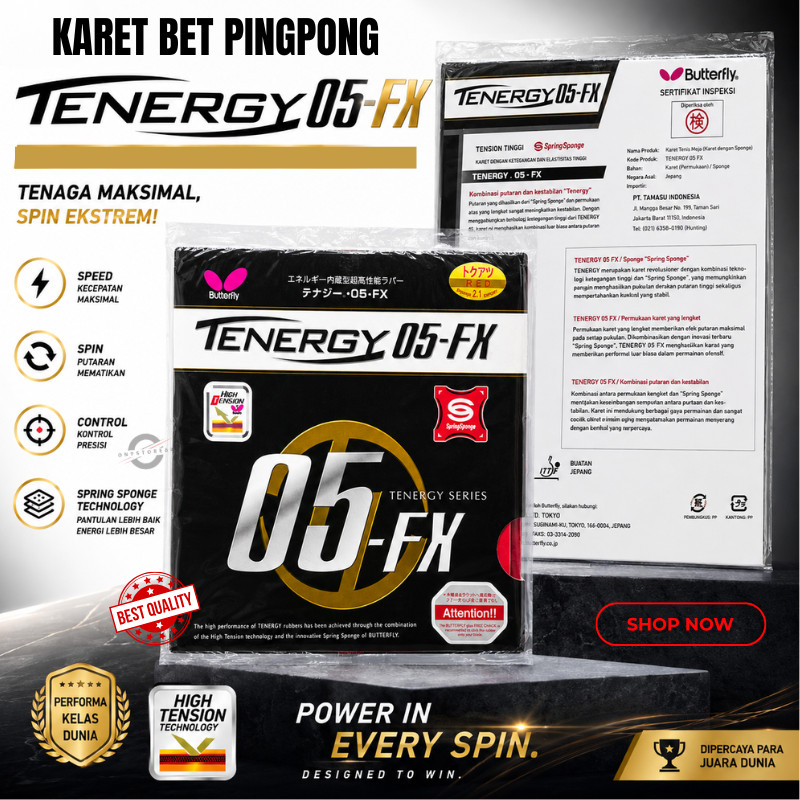 BTF TENERGY 05 - FX ยางปิงปอง
