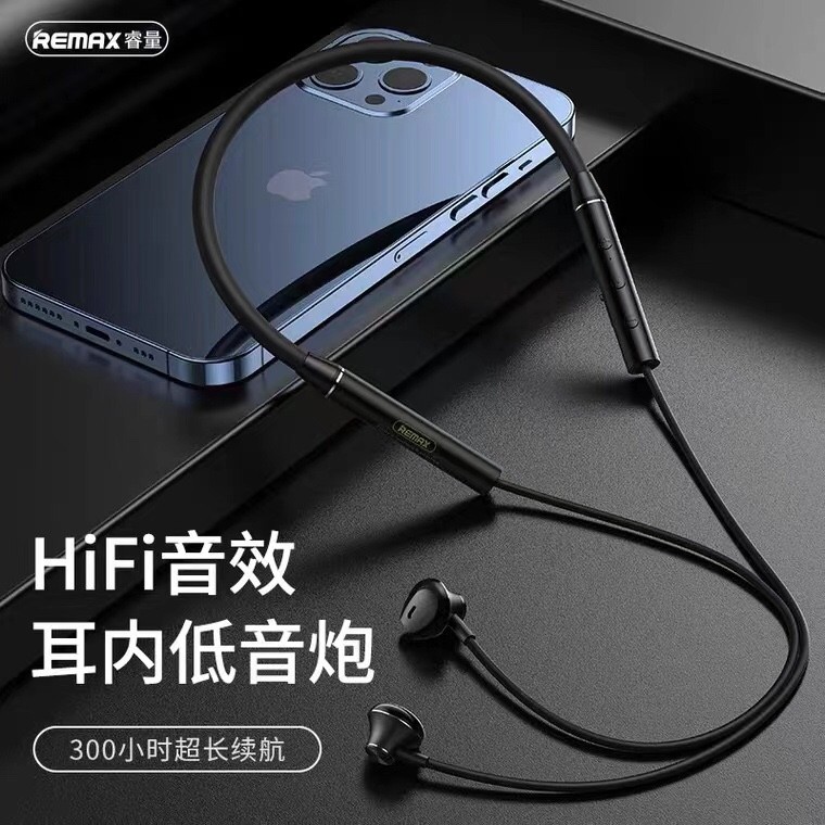 Remax/Remax RB-S9 ชุดหูฟังบลูทูธกีฬาไร้สายแบบติดคอกีฬากลางแจ้งเหมาะสําหรับ Huawei Apple