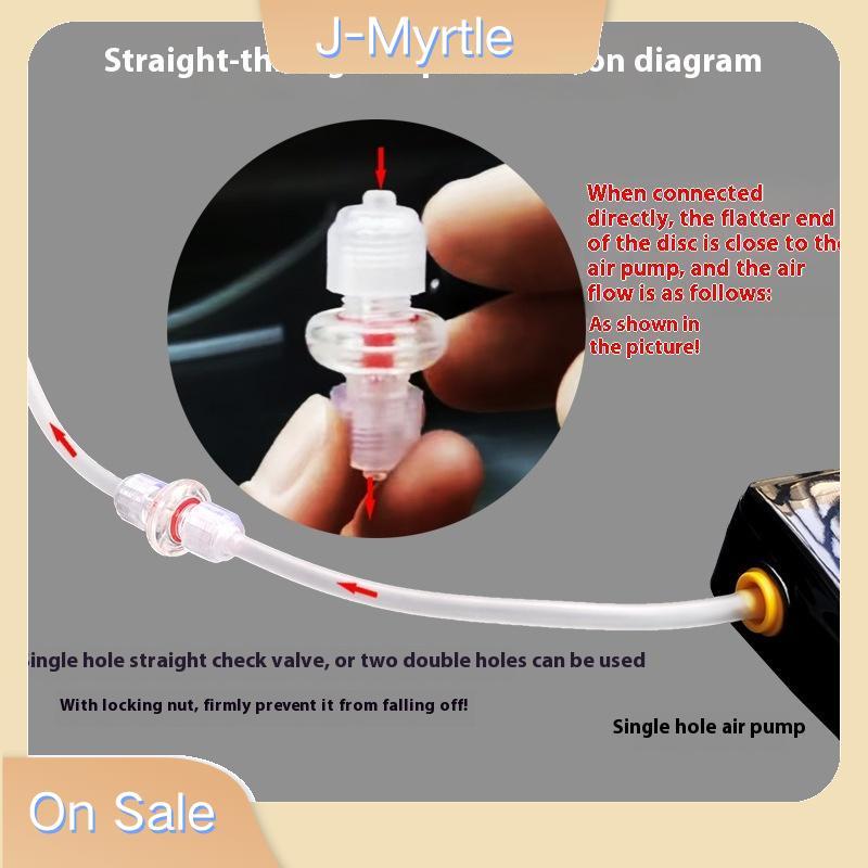 J-Myrtle 2 ชิ้น Durability Aquariums ถังปลาปั๊มออกซิเจนวาล์วตรวจสอบทางเดียวสําหรับถังปลาออกซิเจน Sup