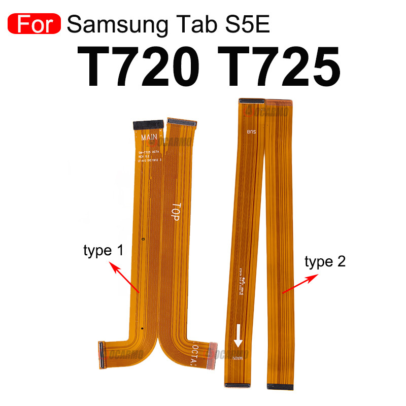 1X หน้าจอ LCD เชื่อมต่อเมนบอร์ดหลัก Flex สําหรับ Samsung Galaxy Tab S6 T865 T860 S7 T870 T875 T725 T
