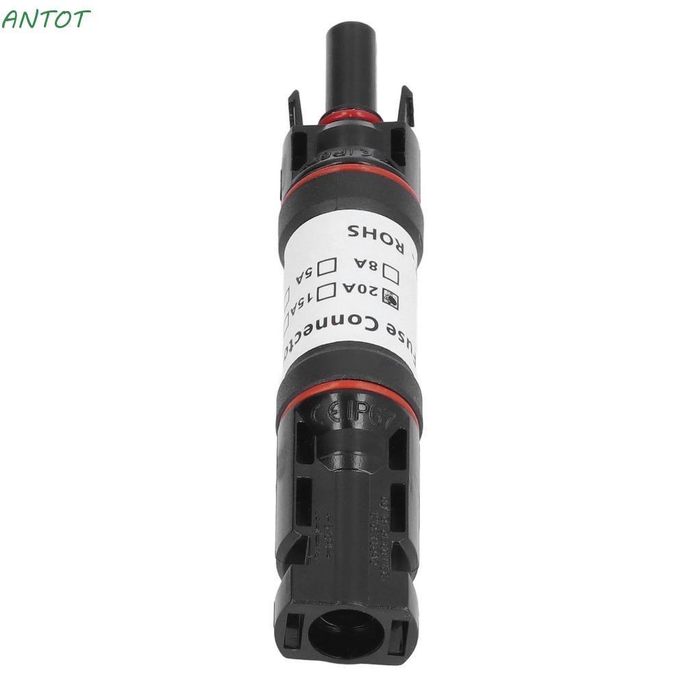 ขั้วต่อ ANTOT, DC 1000V ระบบล็อคด้วยตนเอง PV Holder, ทนทาน PPO ทองเหลือง PV อินไลน์เชื่อมต่อแผงการติ