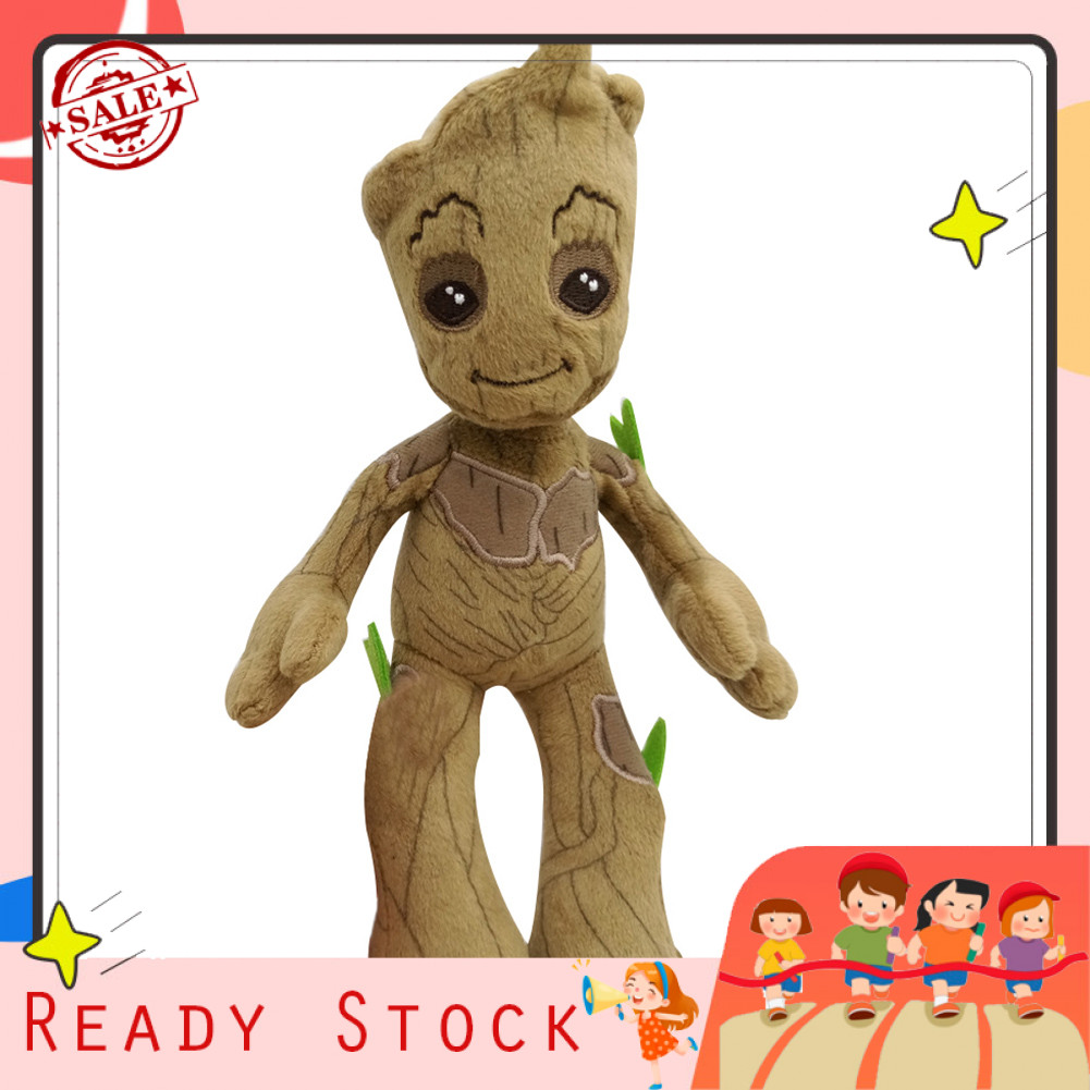 จําลอง Groot Guardians of the Galaxy ตุ๊กตาตุ๊กตาตุ๊กตาของเล่นเด็กแฟน
