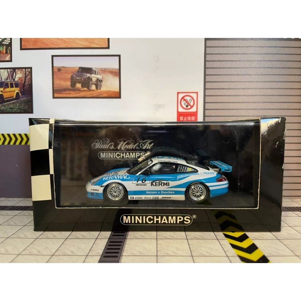 [คลังสินค้าพร้อม] 1/43 Mini Cut Minichips Porsche 911 GT3 CUPPorsche 911 GT3 CUP No. 16 ราคา 260 ถูก