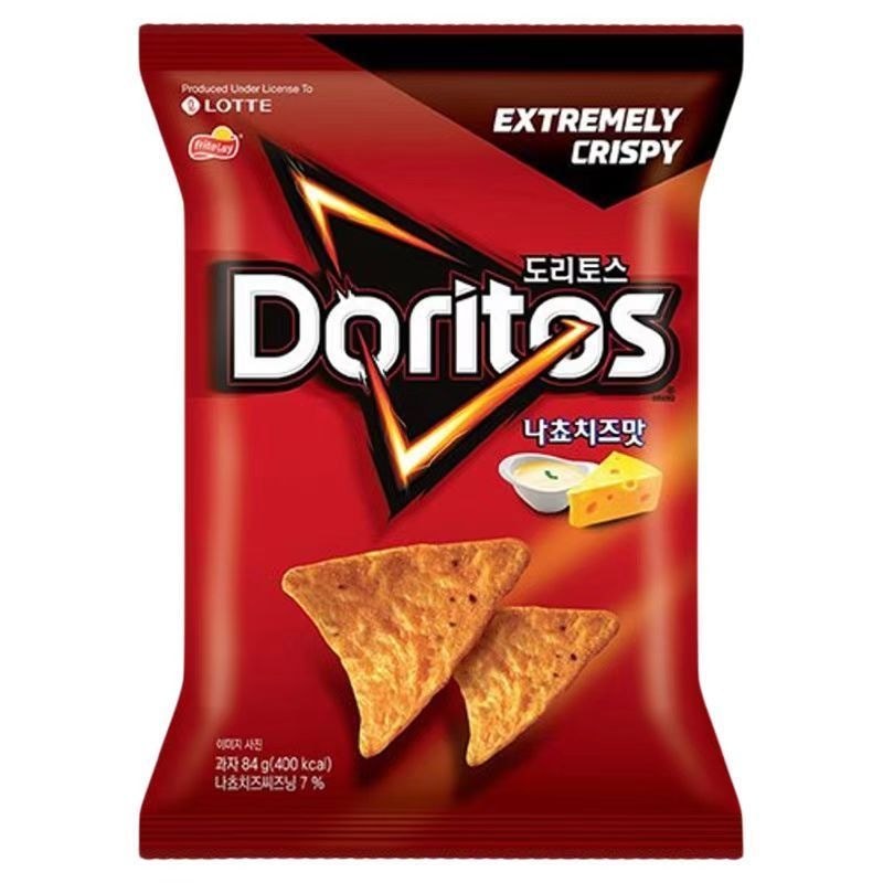 นําเข้า Lotte Doritos Doritos Corn Flakes 84g ของว่างทั่วไป YG82826 @