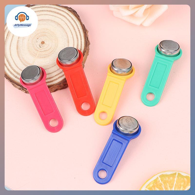 AFl 1 PC พลาสติก Rewritable RFID Touch Memory Key TM Card iButton Copy Card ซาวน่า Key TH