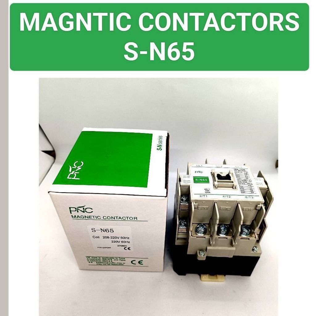 แท้จากโรงงาน MAGNTIC CONTACTORS
S-N65
Model : S-N65
AC1=lth 100A
Coil : 220V
: 3 8 0 V
พร้อมส่ง มือ1