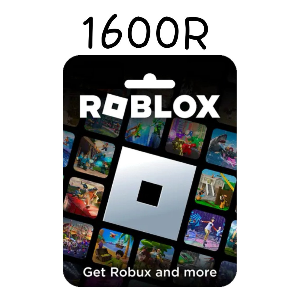 Robux ราคาถูกๆ1600R  🎉🌈พร้อมส่งจากไทย 🎮🌟