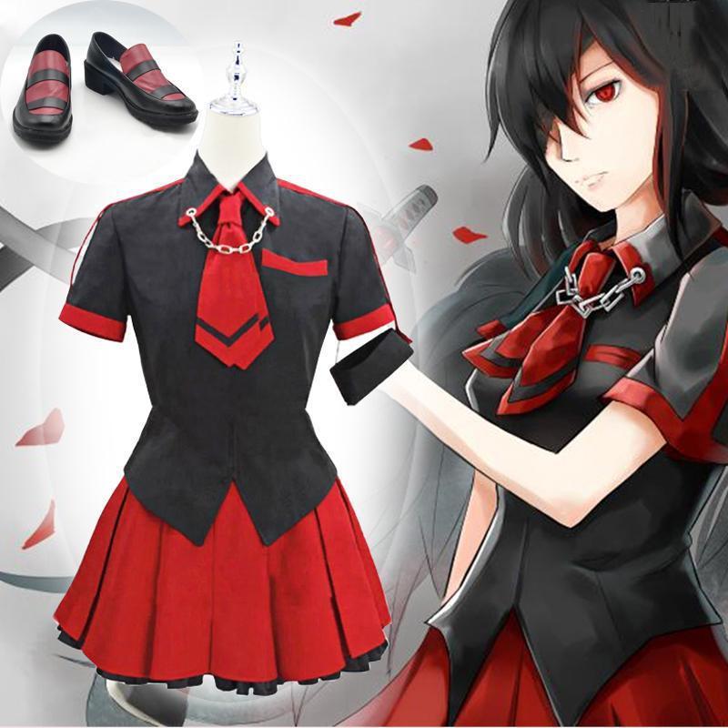 BLOOD-COSPLAY Dressing Saya Sankei Academy ชุดสตรี Cos COSPLAY