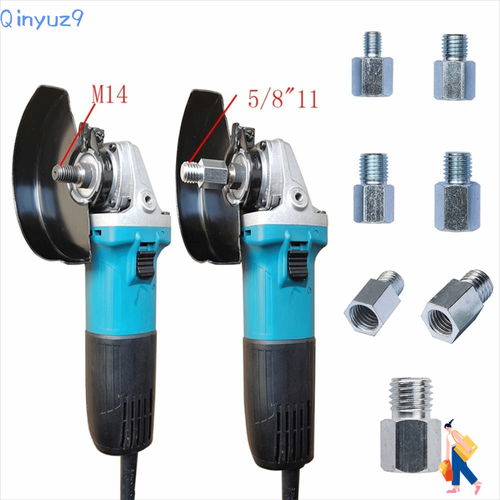 QINYUZ9 แปลงตัวเชื่อมต่อเครื่องมือนิวเมติก M14 ถึง M16 ยาว Rod M14 ถึง M10