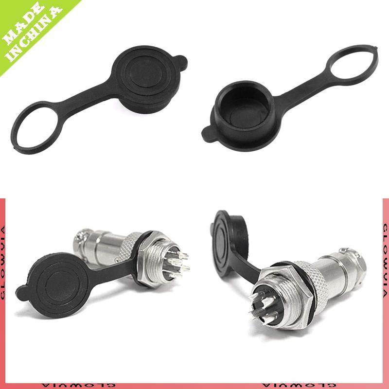 GLO Universal GX12GX16 GX 20 Aviation Connector Plug Cover ฝาครอบกันฝุ่นกันน้ํา