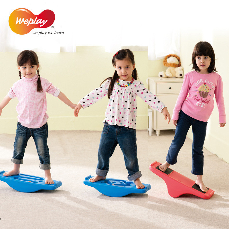 ไต้หวัน WEPLAY เด็กเล็ก Balance Sense Training Sense Integration อุปกรณ์กระดานหกเกมผู้เล่นเดี่ยวของเ