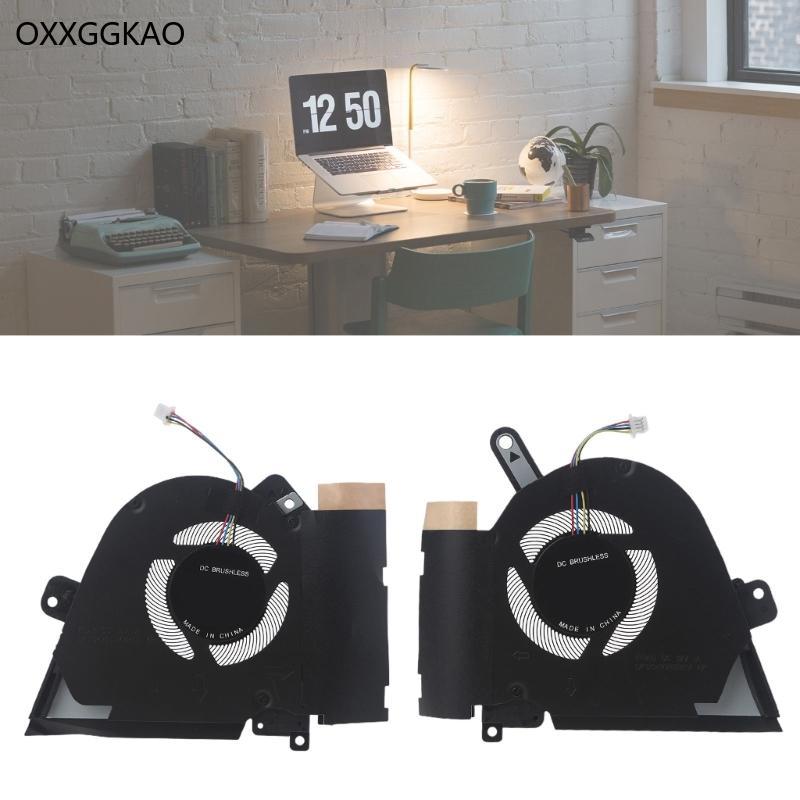 OXXGGKAO สําหรับ TUF Dash F15 FX516 FX516P FX516PM FX516PC CPU GPU พัดลมระบายความร้อน 12V 1A 4-pin แ