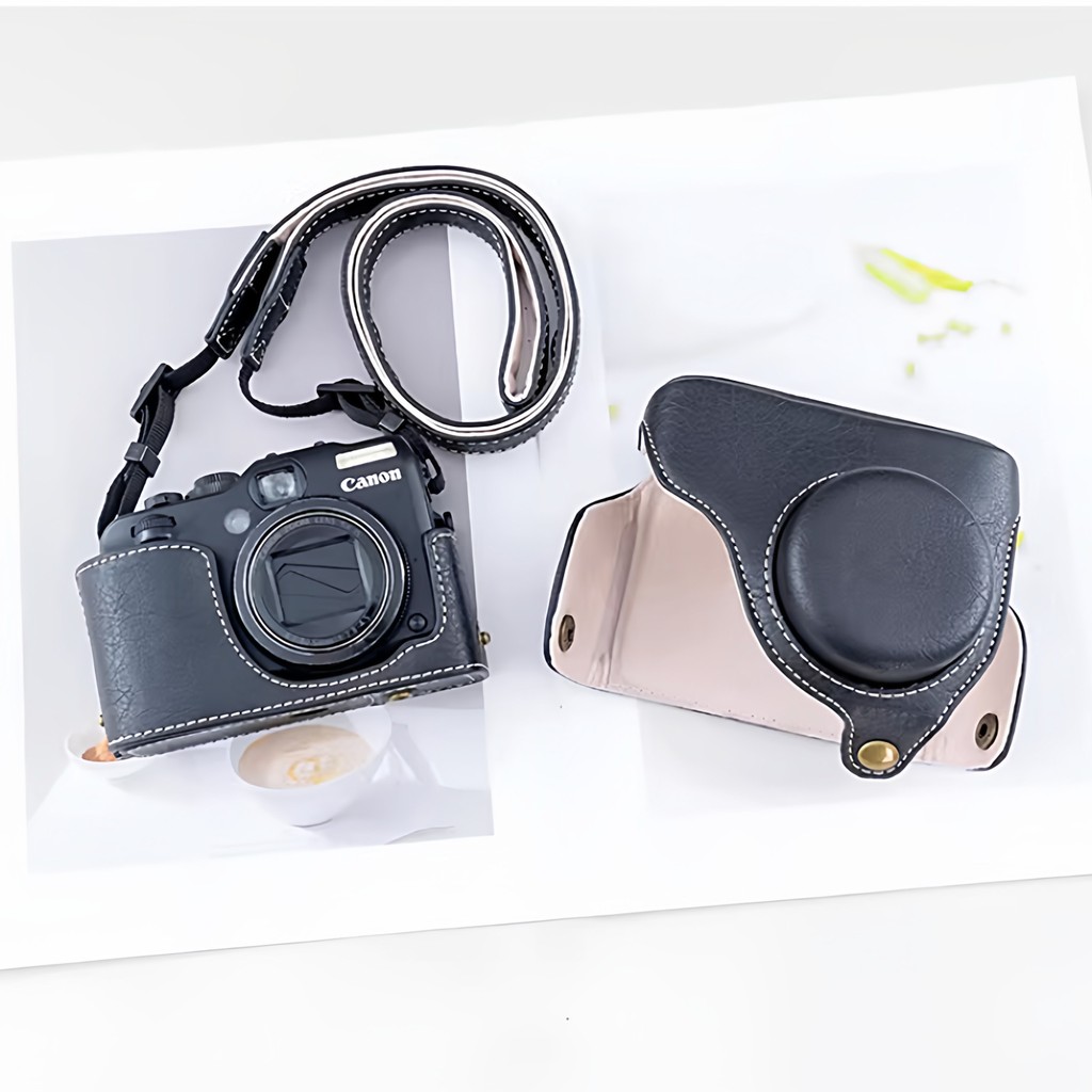 เหมาะสําหรับ Canon G12 G10 G11 เคสหนัง G11 เคสหนัง g11 g12 g10 เคสหนังกระเป๋ากล้องเคสป้องกัน