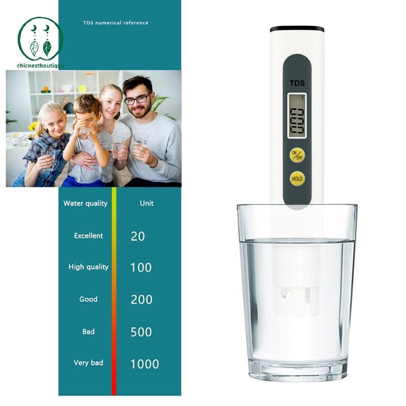 [Chicnest] 0.01 Tds Ec PH Meter สําหรับปากกาทดสอบ PH ดิจิตอลคุณภาพน้ํา 0-14 PH Range BU