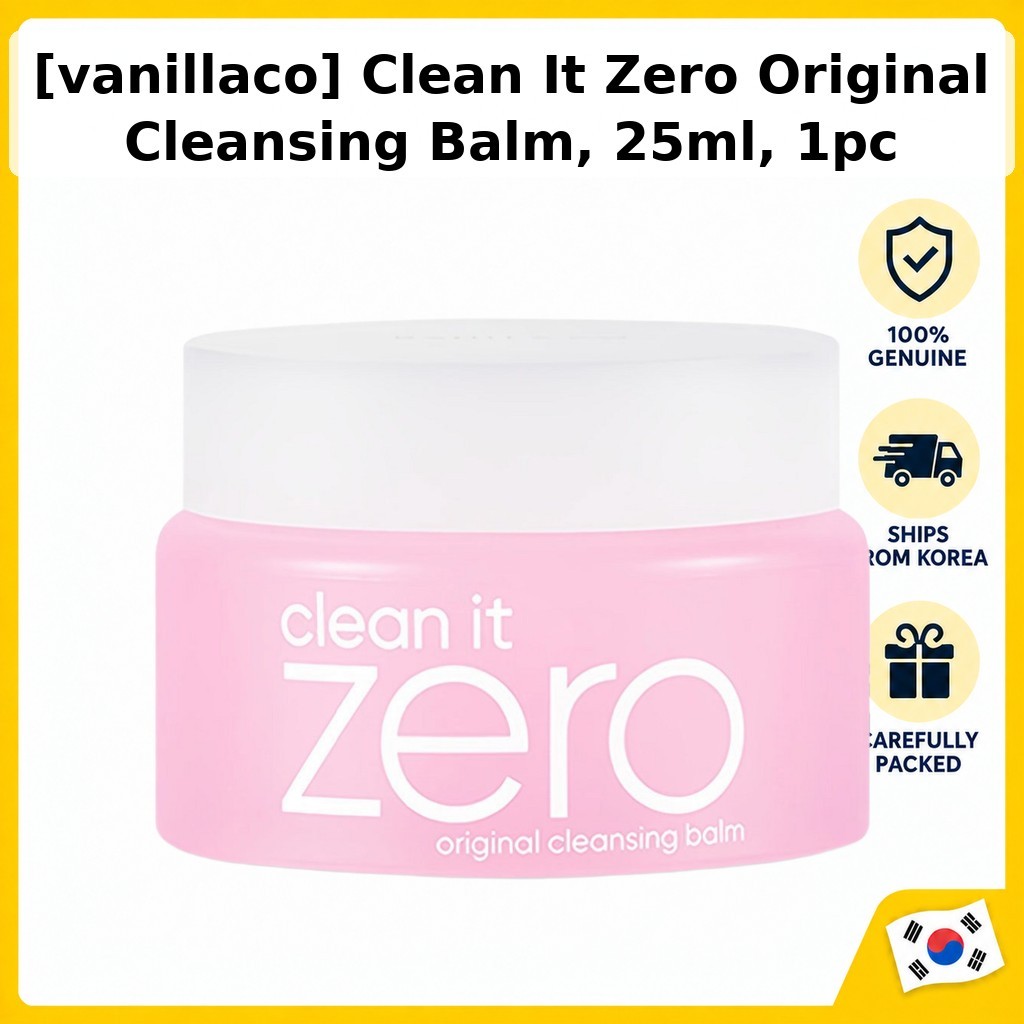 [Wilaco] Clean It Zero Original Cleansing Balm, 25ml, 1pc / Korean Cleansing Balm / Makeup Remover b