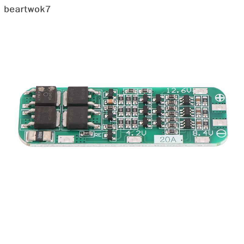 Beartwok7] 3S 20A Li-ion 18650 Charger PCB BMS Protection Board Module สว่านไฟฟ้าใหม่