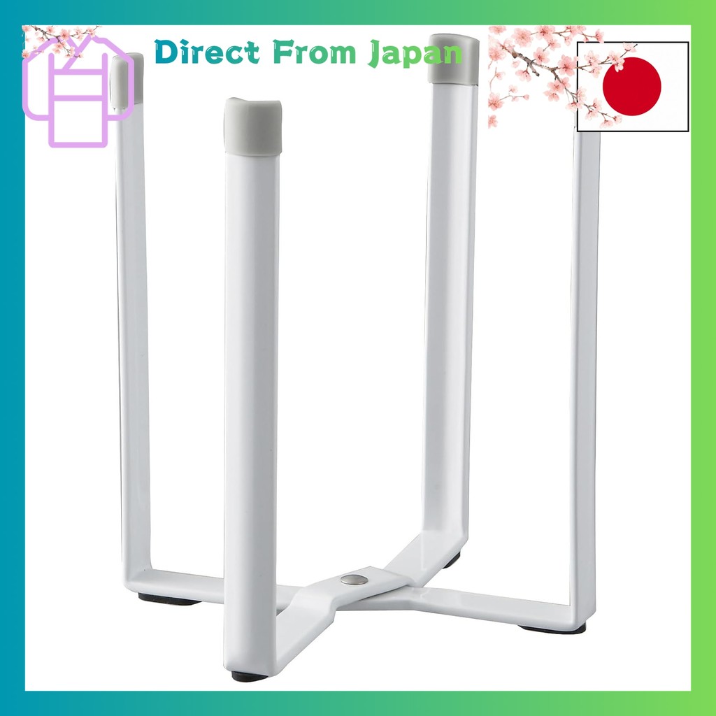 Yamazaki (Yamazaki) Poly Bag Holder White Plate Plate 6534 Nishiokaya Shop