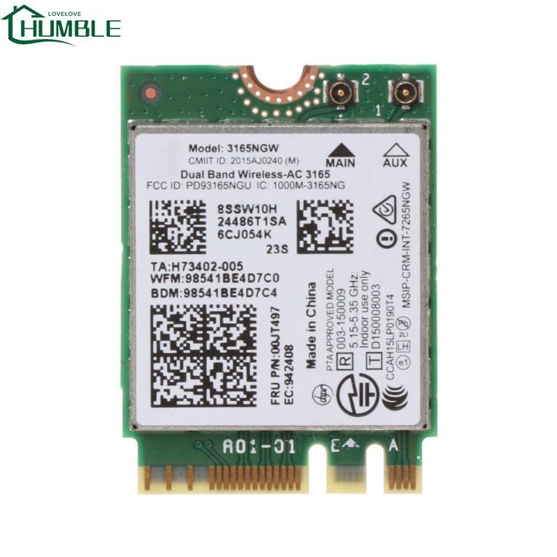Humble Wireless-AC 3165NGW Dual Band Wi-Fi BT 4 0 NGFF สําหรับ M 2 การ์ด WiFi
