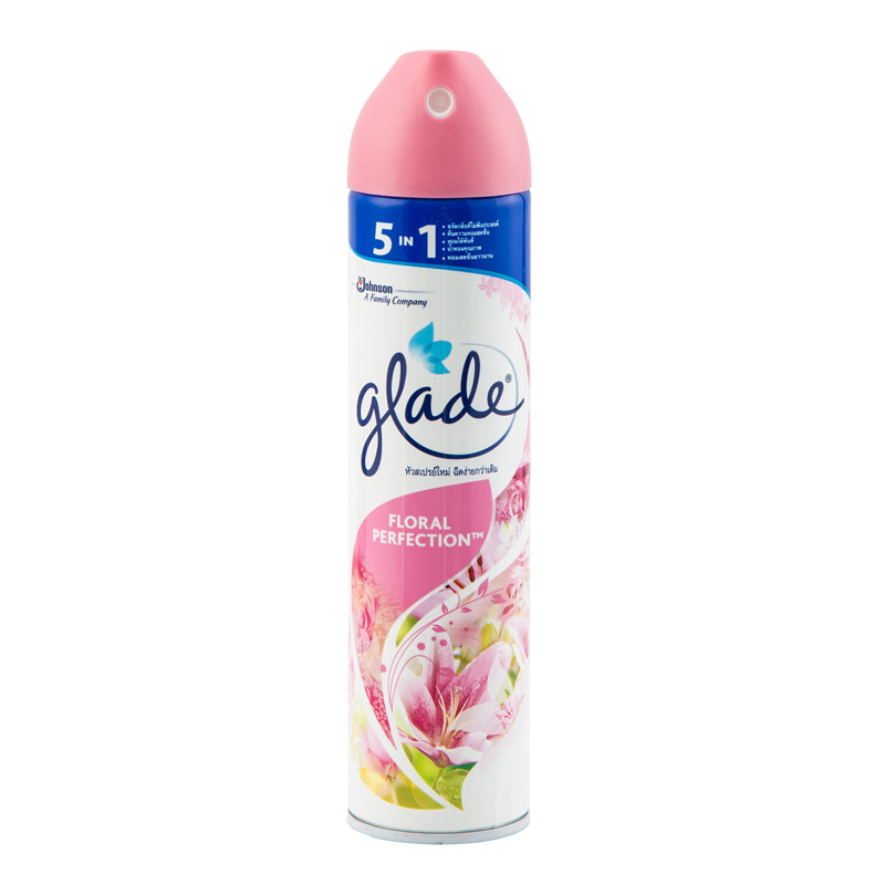 GLADE สเปรย์ปรับอากาศ ฟลอรัล เพอร์เฟ็คชั่น 320 มิลลิลิตร